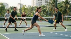 poaching Pickleball - đọc bóng, giao tiếp và che khoảng trống sau pha cắt