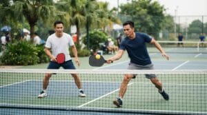 fourth shot Pickleball - quyết định volley, block, reset hoặc ép đối thủ ở sân sau