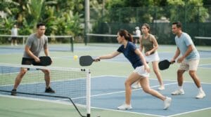 chiến thuật đổi nhịp Pickleball - luân phiên drive, drop, dink và lob theo tình huống