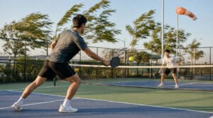 chơi Pickleball khi có gió - độ cao bóng, hướng giao và lựa chọn mục tiêu ngoài trời