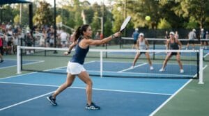 third shot drop Pickleball tại sân Pickleball