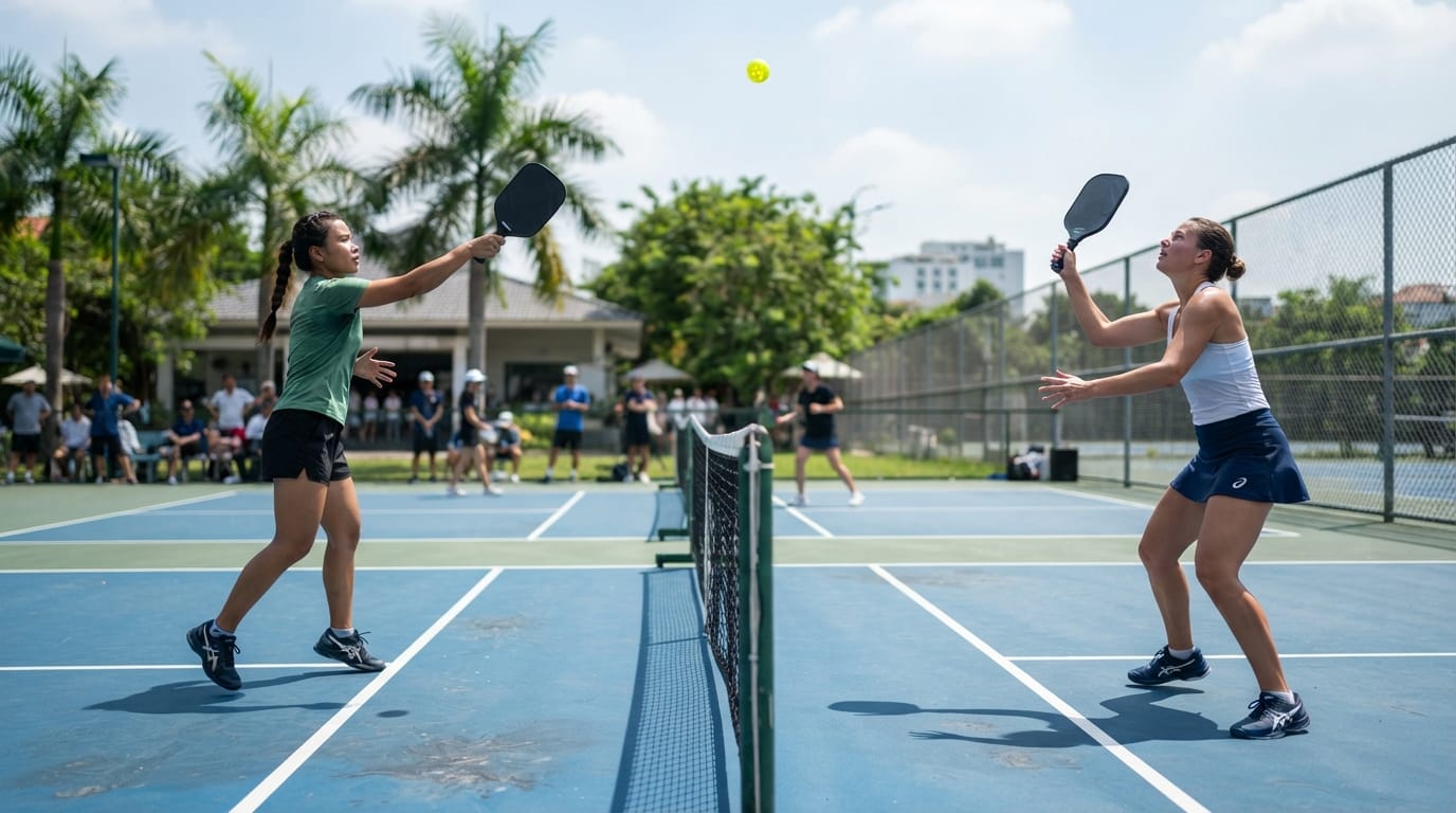Kỹ thuật lob Pickleball: 5 thời điểm dùng và cách đập overhead
