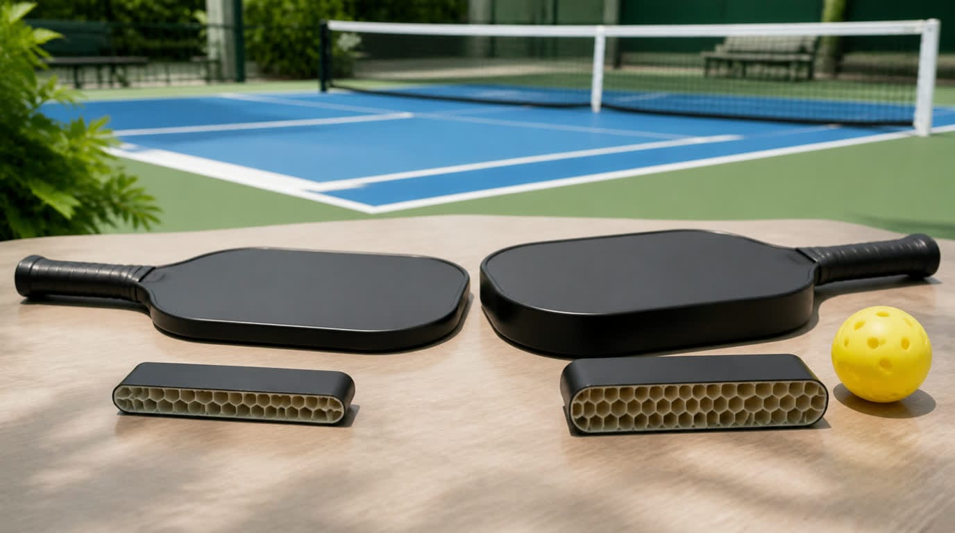 vợt Pickleball 14mm và 16mm - so sánh lực, kiểm soát, cảm giác bóng và đối tượng phù hợp