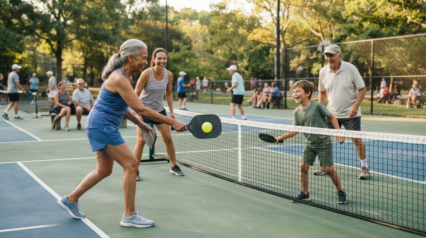 Pickleball cho trẻ em và người lớn tuổi: chơi sao cho an toàn