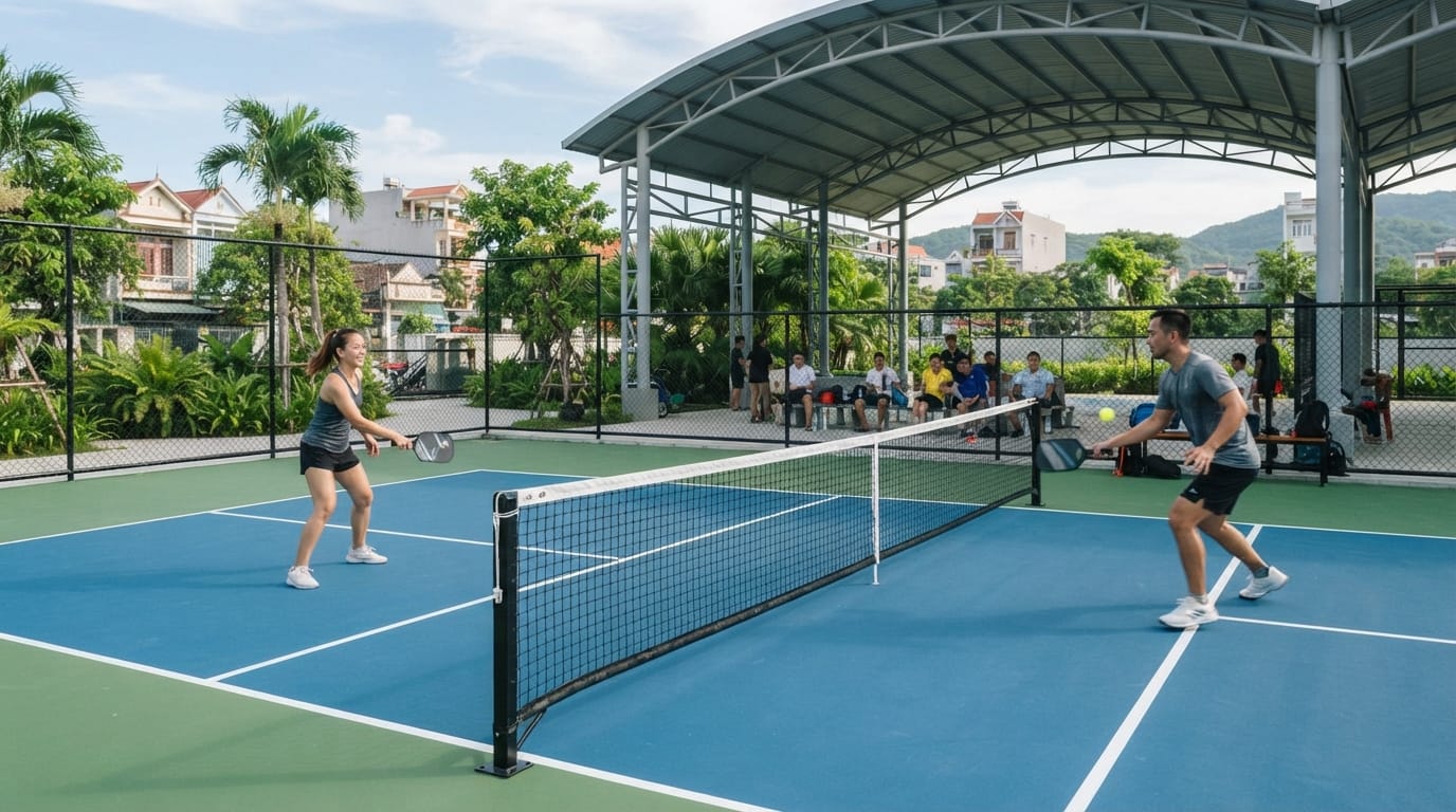 Cách chọn sân Pickleball phù hợp: mặt sân, ánh sáng, chi phí