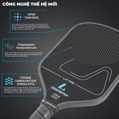 Vợt Pickleball LEGENDTEK L2 PRO chính hãng - Ảnh 3