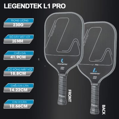 Vợt Pickleball LEGENDTEK L1 PRO chính hãng - Ảnh 8