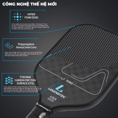 Vợt Pickleball LEGENDTEK L1 PRO 12K - Ảnh 3 11 Vợt Pickleball LEGENDTEK L1 PRO 12K - Ảnh 3