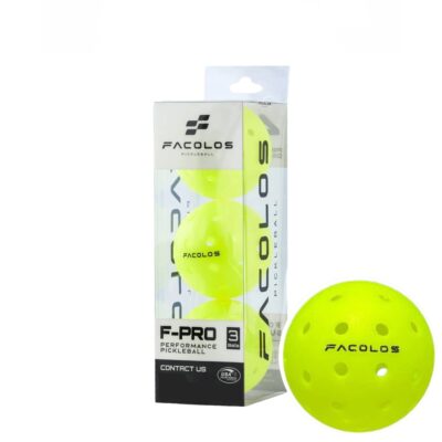 Bóng pickleball Facolos F-Pro Performance chính hãng, hiệu suất vượt trội - hộp 3 quả