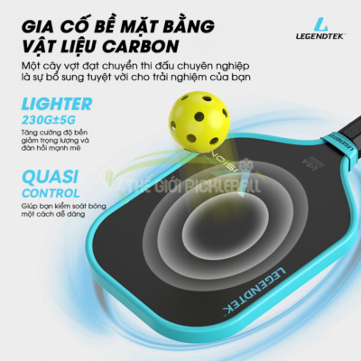 Alternative view of Vợt Pickleball Legendtek Vision Blue - Bản Hộp Chính Hãng