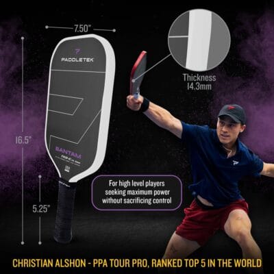 Vợt Pickleball Paddletek Bantam TKO C 14.3 - chính hãng - Ảnh 19