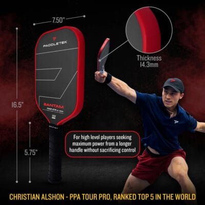 Vợt Pickleball Paddletek Bantam TKO CX 14.3  chính hãng - Ảnh 10