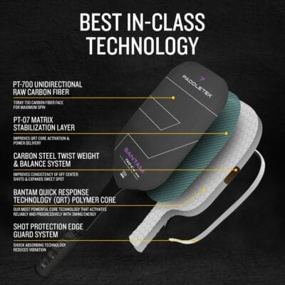 Vợt Pickleball Paddletek Bantam TKO C 14.3 - chính hãng - Ảnh 20