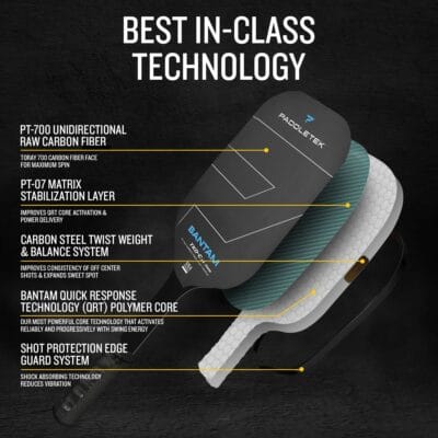 Vợt Pickleball Paddletek Bantam TKO C 14.3 - chính hãng - Ảnh 13