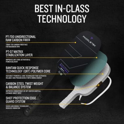 Vợt Pickleball Paddletek Bantam ALW C 14.3  chính hãng - Ảnh 6