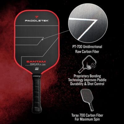 Vợt Pickleball Paddletek Bantam TKO CX 12.7 - chính hãng - Ảnh 4