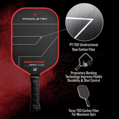 Vợt Pickleball Paddletek Bantam TKO C 14.3 - chính hãng - Ảnh 3