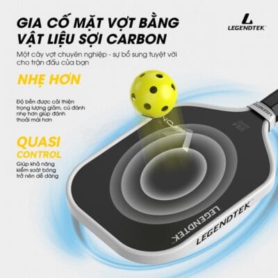 Vợt Pickleball Legendtek Vision White chính hãng - Ảnh 5