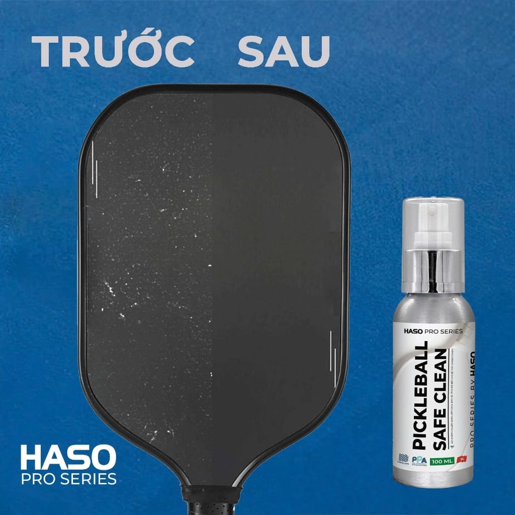 Chai xịt vệ sinh mặt vợt PICKLEBALL HASO PRO 100ML - Ảnh 3 3 Chai xịt vệ sinh mặt vợt PICKLEBALL HASO PRO 100ML - Ảnh 3
