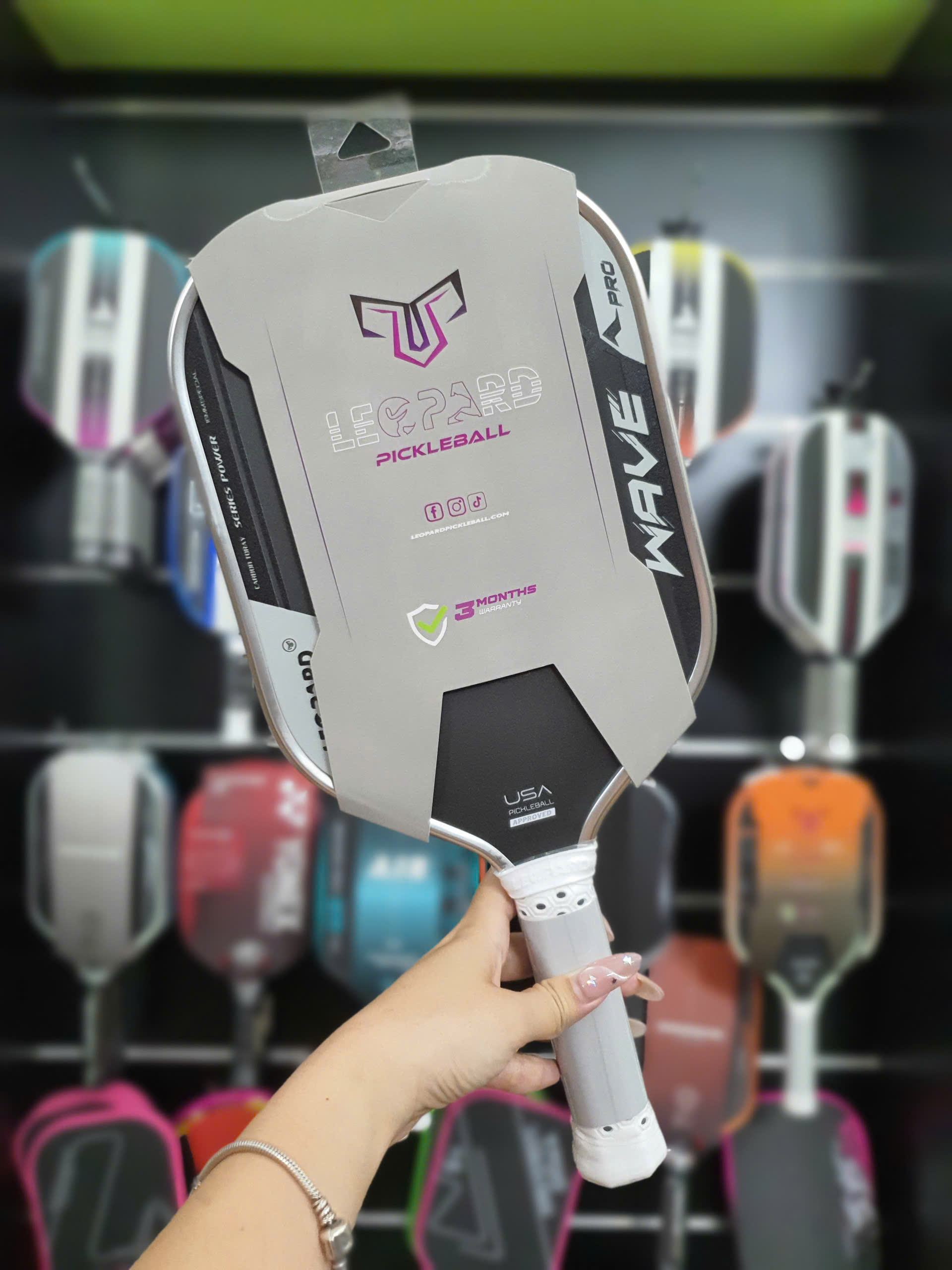 Vợt Pickleball Leopard Wave X Pro - Ảnh 4