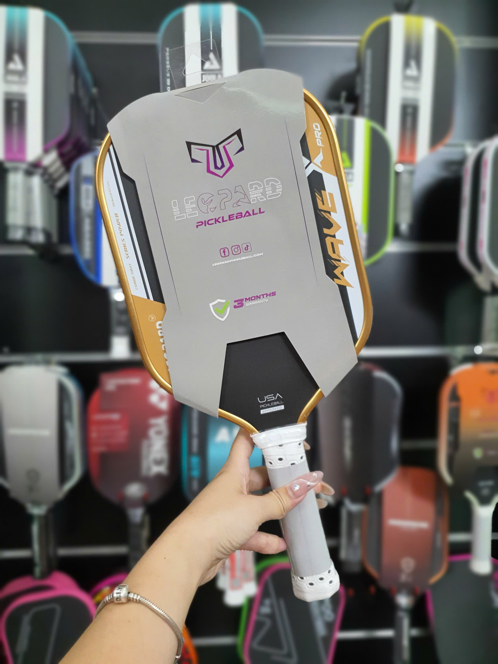 Vợt Pickleball Leopard Wave X Pro