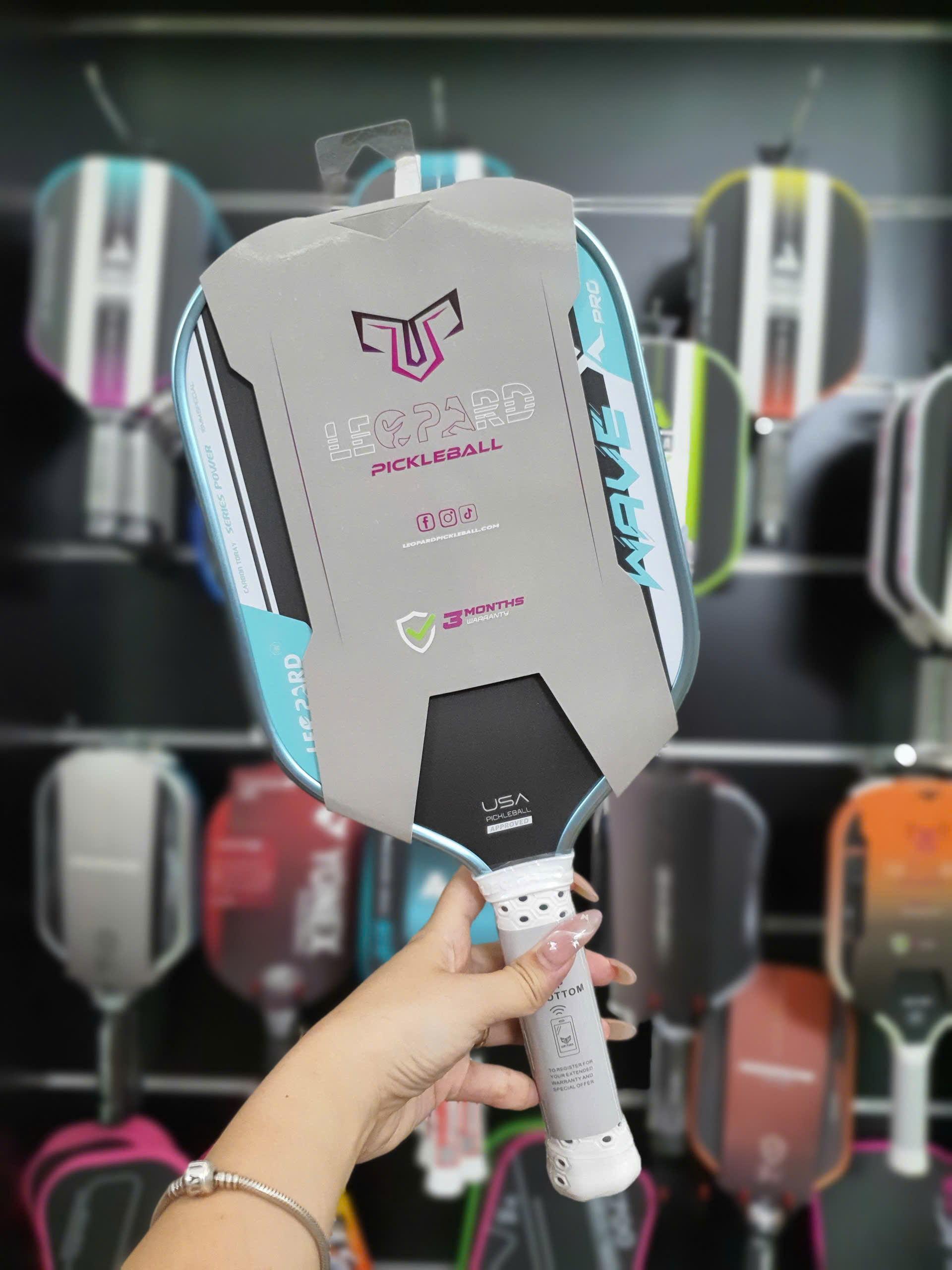 Vợt Pickleball Leopard Wave X Pro - Ảnh 3