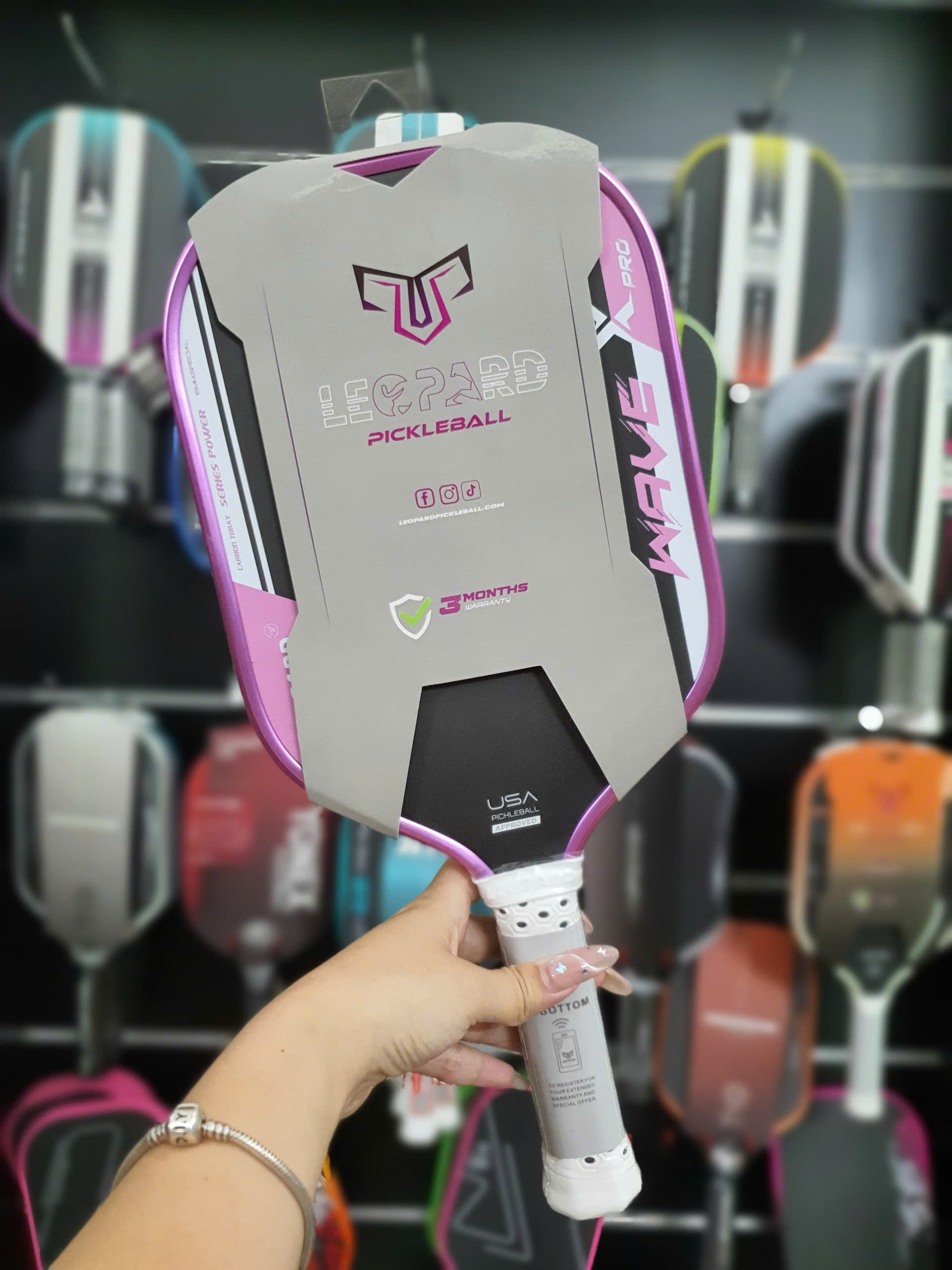 Vợt Pickleball Leopard Wave X Pro - Ảnh 2