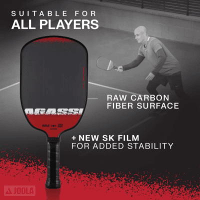 Vợt pickleball Joola Agassi Edge 16mm - chính hãng - Ảnh 9