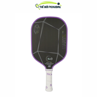 Vợt Pickleball Six Zero Quart 6.0 - Tím
